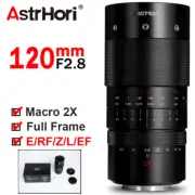 AstrHori 120mm F2.8 Macro 2X Full Frame Large Aperture Lens fr EF/E/RF/Z/L Mount