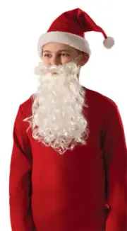 Santa Child Beard and Mustache Set