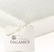 100% Cotton Organic Mattress Pad - Breathable & Cooling Mattress Protector King