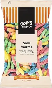 Joe's Food Co. Sour Worms 350G
