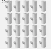 20 PVC TEE FITTINGS AUTOMATIC WATERER DRINKER CUP/NIPPLES CHICKEN POULTRY US