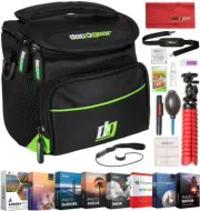 Deco Gear DSLR and Mirrorless Camera Bag Case + Editing Bundle And Accessory Kit