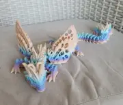 3D Printed Articulated FAE Wolf Dragon