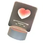 3D Night Light Creative Heart Mood Lamp Decoration Bedside Table Lamp