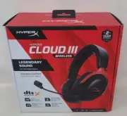 HyperX Cloud III Wireless Gaming Headset PC PS4 PS5 Switch DTSX . New-Sealed