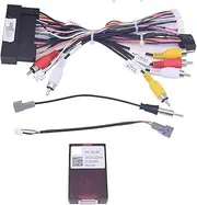 Android Car Radio Canbus Box Decoder Compatible for Hyundai Ix45 Compatible for Kia Sportage K3 Sorento 16 Pin Wiring Harness Plug Power Cable