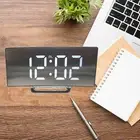 Electric Clock Curved Surface Clear Numbers Digital Smart Alarm Clock Convenient