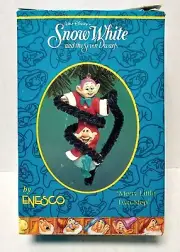 Enesco Disney's Snow White Merry Little Two-Step Christmas Ornament