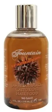 Fountain Jamaican Black Castor Oil Hair Food - Dry - Itchy - Flaky - Dandruff