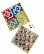Ludo snakes and ladder Board games Wooden solid board