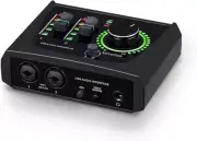 Mini 2 Channel Usb Audio Interface For Recording, Streaming And Podcasting