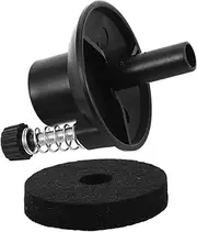 SUPVOX 1 Set Drum Kit Accessories Drum Stabilizer with Cymbal Stand Holder Clamp Felt Cymbal Sleeves Plastic Mount Bracket for Lightweight Durable Design for Easy Portability