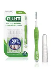 GUM Proxabrush Go-Betweens - Tight - Interdental Brushes - PACK OF 3
