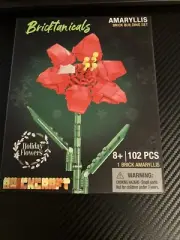 Brickcraft Bricktanicals Holiday Flowers Amaryllis Brick Building Set 102pcs