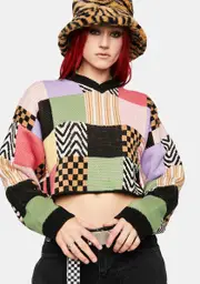 [The Ragged Priest] Tang Patchwork Knit