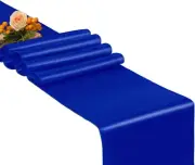 Royal Blue Satin Table Runner 5 Pack 12 x 108 Inches for Wedding Party Events