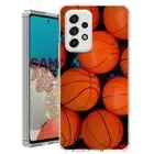 For Samsung Galaxy A23 5g A52 A53 TPU Case Cover+Glass(Multi-Basketball)