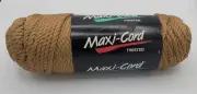 New Maxi-Cord Twisted Beige 100 Yds 6 mm Macrame Vtg Retro Plant Hangers