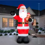 【⭐COSTCO 好市多 代購⭐】12呎 LED 充氣式聖誕老人 聖誕節 裝飾 聖誕 平安夜 禮物 布置 擺設 聖誕