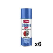 6 x CRC Heavy Duty Brakleen Brake Parts Cleaner Degreaser 500g For Brake Clutch