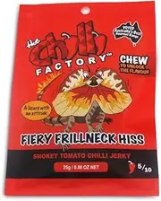 The Chilli Factory - Fiery Frillneck Hiss - Smokey Tomato Chilli Jerky, 25g