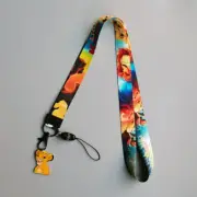 10pcs cartoon simba Neck Strap Lanyard Key chain Card Badge Holder