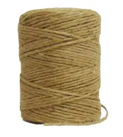 200' thick Natural Jute-burlap / Twine / String, 3-ply Cord Rope -- Craft Supply