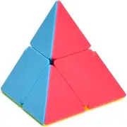 CuberSpeed Qiyi Pyramorphix stickerless Speed Cube Qiyi Pyraminx 2x2 Cube Puzzle