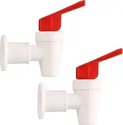 2 Pcs Replacement Cooler Faucet, Reusable Water Dispenser Tap Spigot Spout Beverage Pour Valve for Drinks Bottle, Beer Barrel, Water Tank