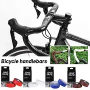 Road Bike Bicycle Handlebar Tape Grip Bar Drop Wrap Soft Leather PU Breathable %