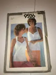 WOMENS UNCUT SIMPLICITY 9526 Sewing Pattern FITTED CAMI CAMISOLE TOP SIZE 10