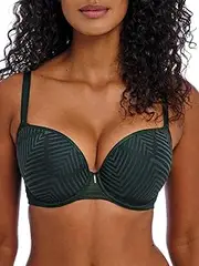 [FREYA] Women's Tailored Underwire Molded Plunge T-Shirt Bra