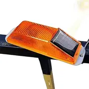 Solar Flash Warning Light | Incense Cone Burner | Snowy Cottage Incense Burner, Aromatherapy Ornament Tabletop Collectible Miniature for Desk, Fireplace, Bookshelf