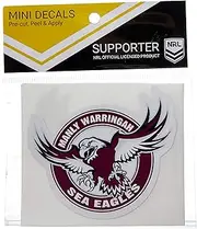 NRL iTag Pack of 2 Mini Decals Sea Eagles Mini Decals, Unisex-Adult