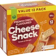 Woolworths Crispbread & Cheese French Onion Dip 12 pack