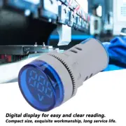 LED Voltmeter Light Digital DC Voltage Meter Indicator Round Lamp Tester