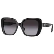 Womens Burberry Sunglasses Be4371 Helena Black /Grey Gradient Sunnies