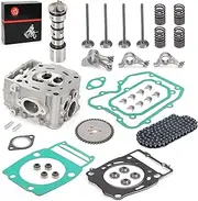 Engine Cylinder Head + Rocker Arm Camshaft Valve Kit for Polaris Sportsman Magnum Scrambler Ranger 400 425 500 1995-2014