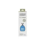 20pc Joseph & Joseph IW1 24-36L/63cm Eco Liners Drawstring Plastic Bag Grey