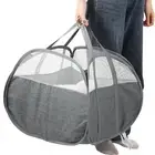 Collapsible Laundry Baskets, 90L Large Foldable Laundry Basket, Tear-proof Po...