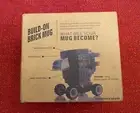 NIB - Build On Brick 12 oz Mug Cup Coffee Tea - / Lego / Gift Black