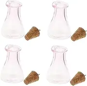 Mini Glass Bottles for Wishes and DIY Crafts Bottles Cork Stoppers Decorative Ornaments for Home Car Office for Friends