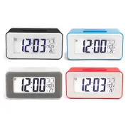 Digital Backlight LED Display Table Alarm Clock With Calendar+Thermometer