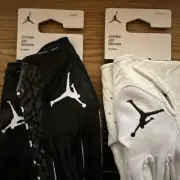 2-New Jordan Jet 8.0Football Gloves White Elephant J1007130-102 Men’s Med-$120