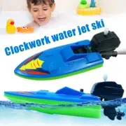 1/2x Baby Toy Kid Wind Up Clockwork Boat Ship Toys Bath Play Water Bathroom Gift