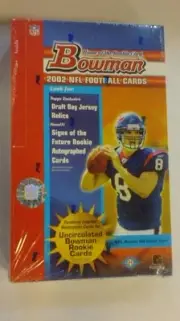 2002 Bowman Football Factory Sealed 24 pack hobby box
