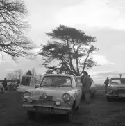 Armstrong Escott Ford Anglia Rally Car 1960 Motor Racing Old Photo