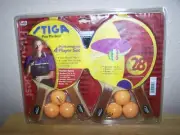 TIGA Performance 4-player set PING PONG U.S.A TABLE TENNIS APPROVED WITH NET