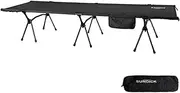 Folding Camping Cot with Leg Extenders Portable Camping Sleeping Cot Outdoor Bed for Camping Hiking Traveling Backpacking