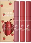 BLUGY Wonderful Lipstick Strawberry Set Lip Gloss. Waterproof Matte Lip Glaze.